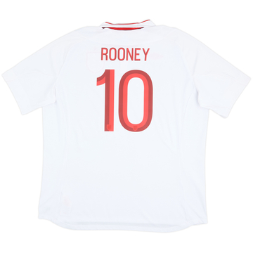 2012-13 England Home Shirt Rooney #10 - 9/10 - (3XL)