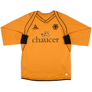 2006-08 Wolves Home L/S Shirt - 8/10 - (L)