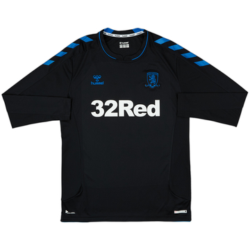 2018-19 Middlesbrough Away L/S Shirt - 10/10 - (L)
