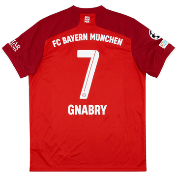 2021-22 Bayern Munich Home Shirt Gnabry #7 (L)