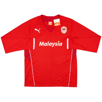 2013-14 Cardiff Home L/S Shirt (L)