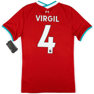2020-21 Liverpool Home Shirt Virgil #4 (S)