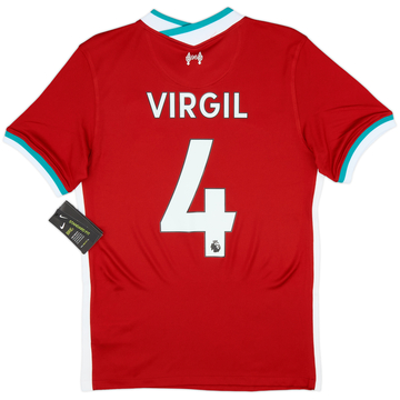 2020-21 Liverpool Home Shirt Virgil #4 (S)
