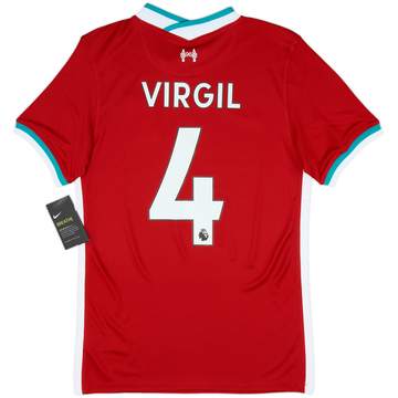 2020-21 Liverpool Home Shirt Virgil #4 (S)