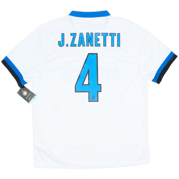 2013-14 Inter Milan Away Shirt J.Zanetti #4 (XL)