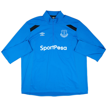 2018-19 Everton Umbro 1/4 Zip Drill Top - 8/10 - (3XL)