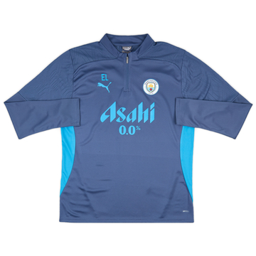 2024-25 Manchester City Staff Isssue 1/4 Zip Training Top #EL (L)