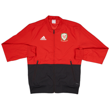 2018-19 Wales adidas Track Jacket - 10/10 - (S)