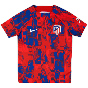 2023-24 Atletico Madrid Nike Pre-Match Shirt (M.Kids)