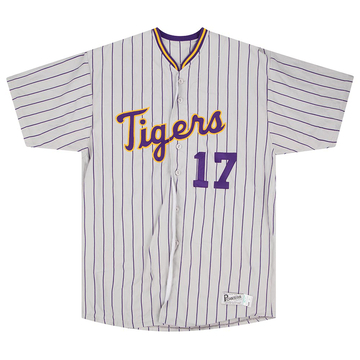1990s LSU Tigers #17 Authentic Powers Jersey (Away) L