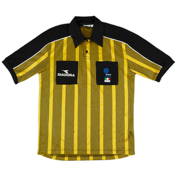 1990s Italy FIGC Diadora Referee Shirt - 8/10 - (XL)