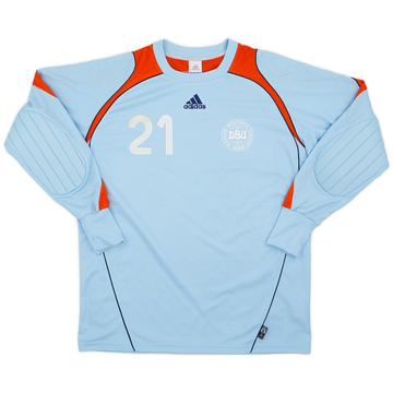 2007-08 Denmark GK Shirt #21 - 7/10 - (L)