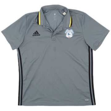2016-17 Cardiff adidas Polo Shirt - 8/10 - (XL)