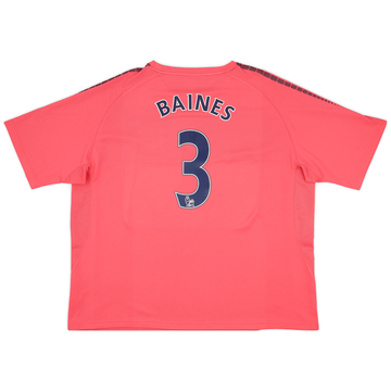 2010-11 Everton Away Shirt Baines #3 - 9/10 - (3XL)