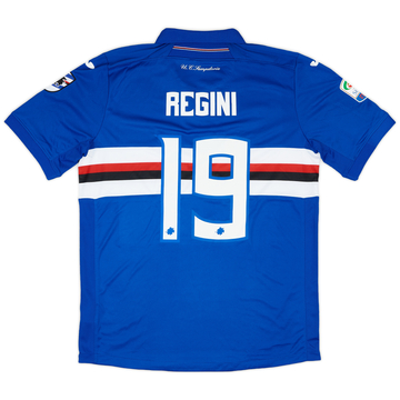 2017-18 Sampdoria Match Issue Home Shirt Regini #19