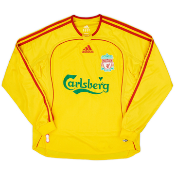 2006-07 Liverpool Away L/S Shirt - 7/10 - (L.Boys)