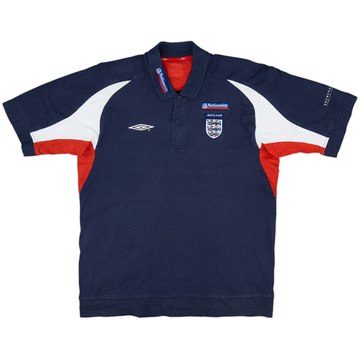 2000-01 England Umbro Polo Shirt - 7/10 - (L)