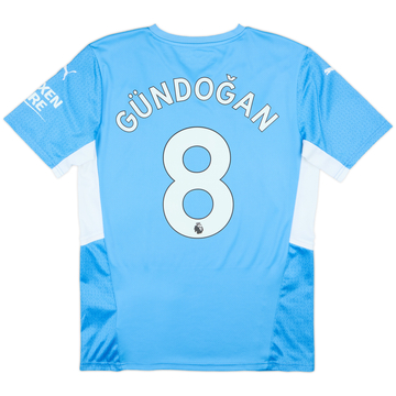 2021-22 Manchester City Home Shirt Gundogan #8 - 10/10 - (M)