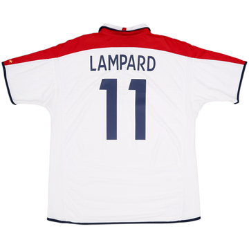 2003-05 England Home Shirt Lampard #11 - 9/10 - (XXL)