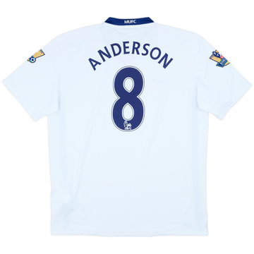 2008-10 Manchester United Away Shirt Anderson #8 - 8/10 - (L)