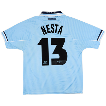 1997-98 Lazio Home Shirt Nesta #13 - 8/10 - (M)