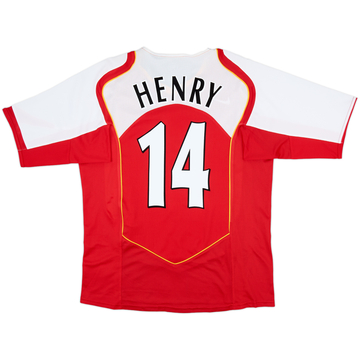 2004-05 Arsenal Home Shirt Henry #14 - 10/10 - (L)