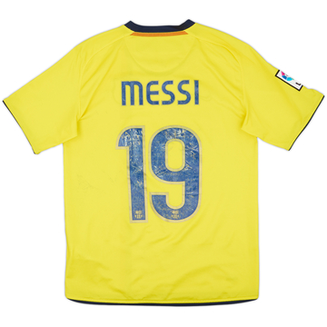 Camiseta de visitante del Barcelona 2008-10 Messi #19 - 4/10 - (S)