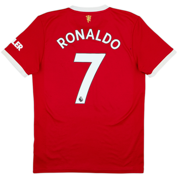 2021-22 Manchester United Home Shirt Ronaldo #7 - 7/10 - (M)