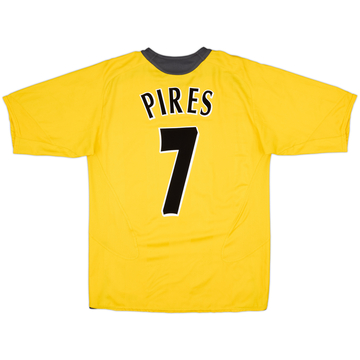 2005-06 Arsenal Away Shirt Pires #7 - 7/10 - (M)