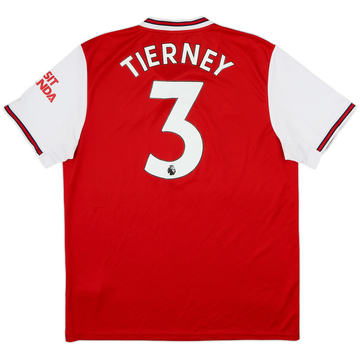 2019-20 Arsenal Home Shirt Tierney #3 - 8/10 - (L)