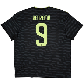 2022-23 Real Madrid Third Shirt Benzema #9 - 9/10 - (XXL)