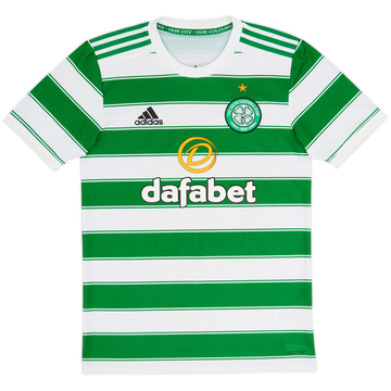2021-22 Celtic Home Shirt - 9/10 - (XS)