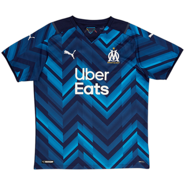 2021-22 Olympique Marseille Away Shirt - 9/10 - (L)