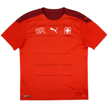 2020-21 Switzerland Home Shirt - 8/10 - (M)