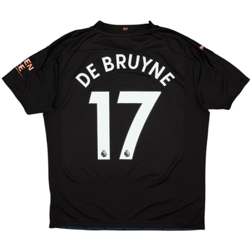 2020-21 Manchester City Away Shirt De Bruyne #17 - 8/10 - (L)