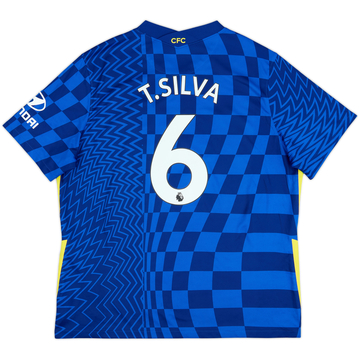 2021-22 Chelsea Home Shirt T.Silva #6 - 9/10 - (XXL)