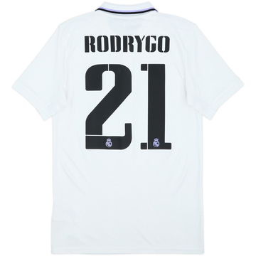 2022-23 Real Madrid Home Shirt Rodrygo #21 - 8/10 - (S)