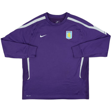 2011-12 Aston Villa Nike Sweat Top - 6/10 - (XXL)