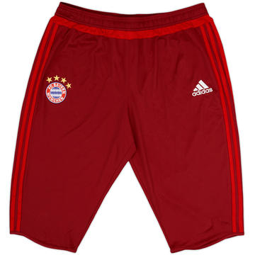 2015-16 Bayern Munich adidas Long Training Shorts - 8/10 - (XL)