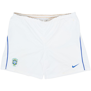 2006-08 Brazil Away Shorts - 7/10 - (L)