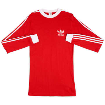 1980s adidas Plantilla Camiseta de manga larga - 7/10 - (L)