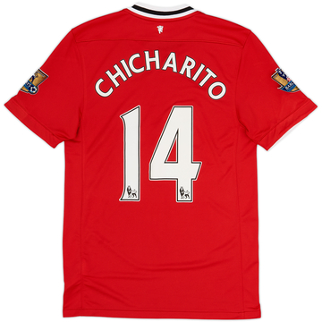 2011-12 Manchester United Home Shirt Chicharito #14 - 7/10 - (S)