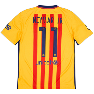 2015-16 Barcelona Away Shirt Neymar #11 - 8/10 - (M)