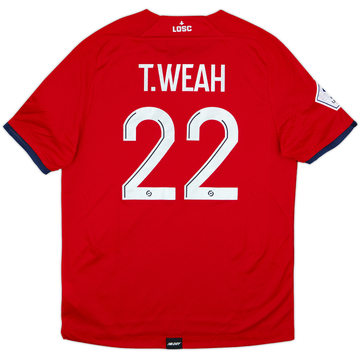 2021-22 Lille Home Shirt T.Weah #22 - 10/10 - (M)