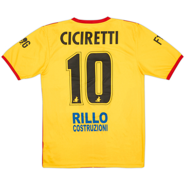 2016-17 Benevento Home Shirt Ciciretti #10 - 9/10 - (M)