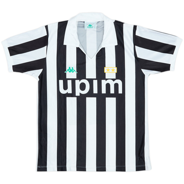 1991-92 Juventus Basic Home Shirt - 9/10 - (M)