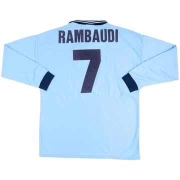 1996-97 Lazio Home L/S Shirt Rambaudi #7 - 6/10 - (L)