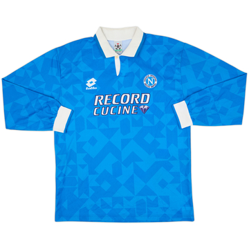 1994-96 Napoli Home L/S Shirt - 3/10 - (M)