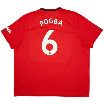 2019-20 Manchester United Home Shirt Pogba #6 - 7/10 - (3XL)