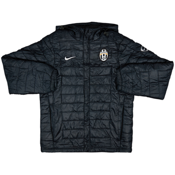 2009-10 Juventus Nike Hooded Padded Bench Coat - 6/10 - (S)